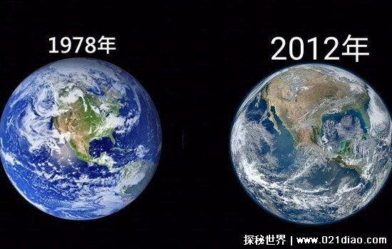 真实地球照片太吓人，蓝色星球变成了灰色星球(已满目疮痍)