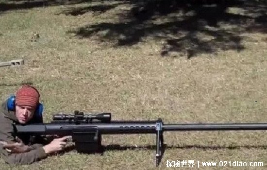 世界上最恐怖的一支枪，SOP狙击枪(一枪将大象打成碎片)