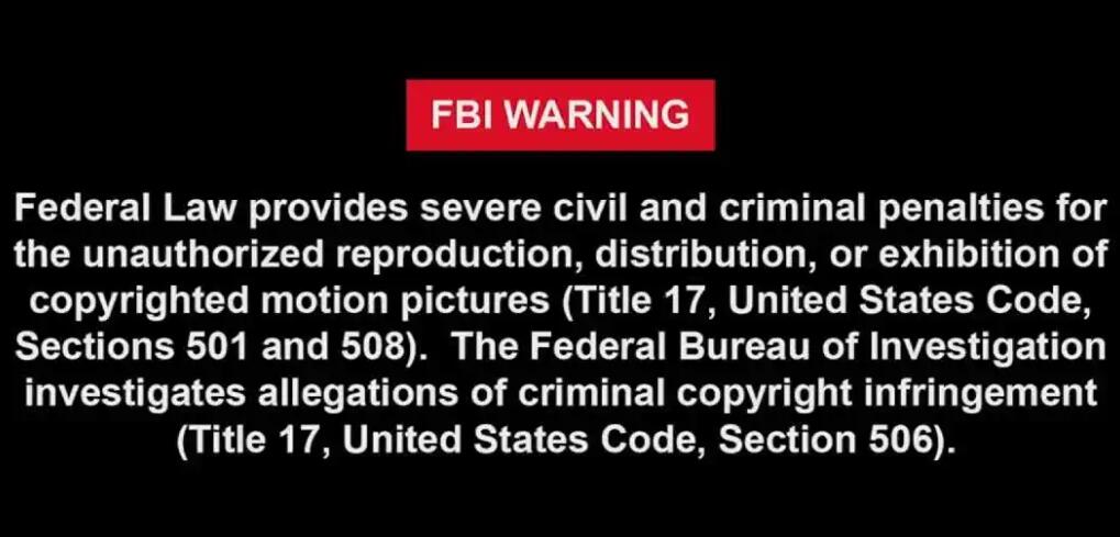 fbi warning是什么意思(fbi warning?)