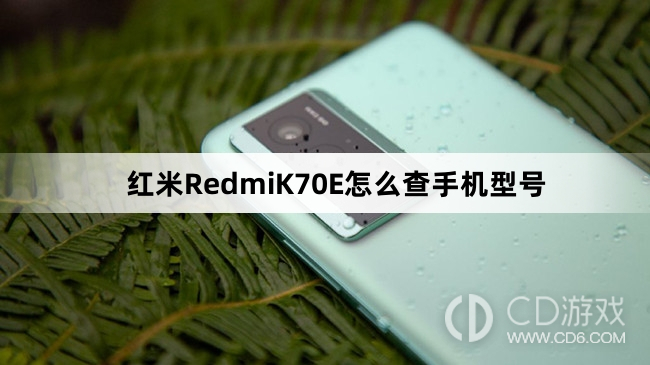 红米RedmiK70E查手机型号方法介绍?红米RedmiK70E怎么查手机型号