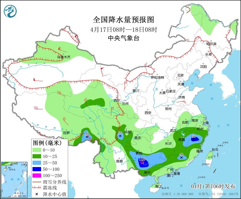 浙江福建等地有大到暴雨 18-20日江汉江淮有强对流天气