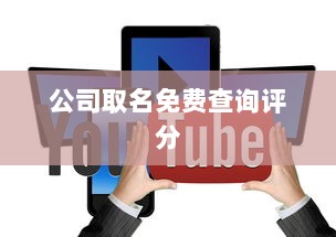 公司取名免费查询评分