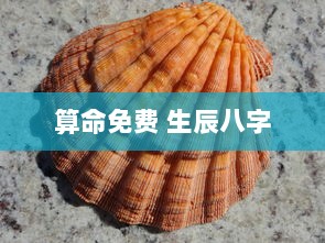 算命免费 生辰八字