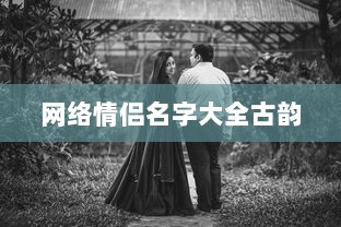 网络情侣名字大全古韵  第1张
