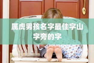 属虎男孩名字最佳字山字旁的字