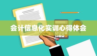 会计信息化实训心得体会