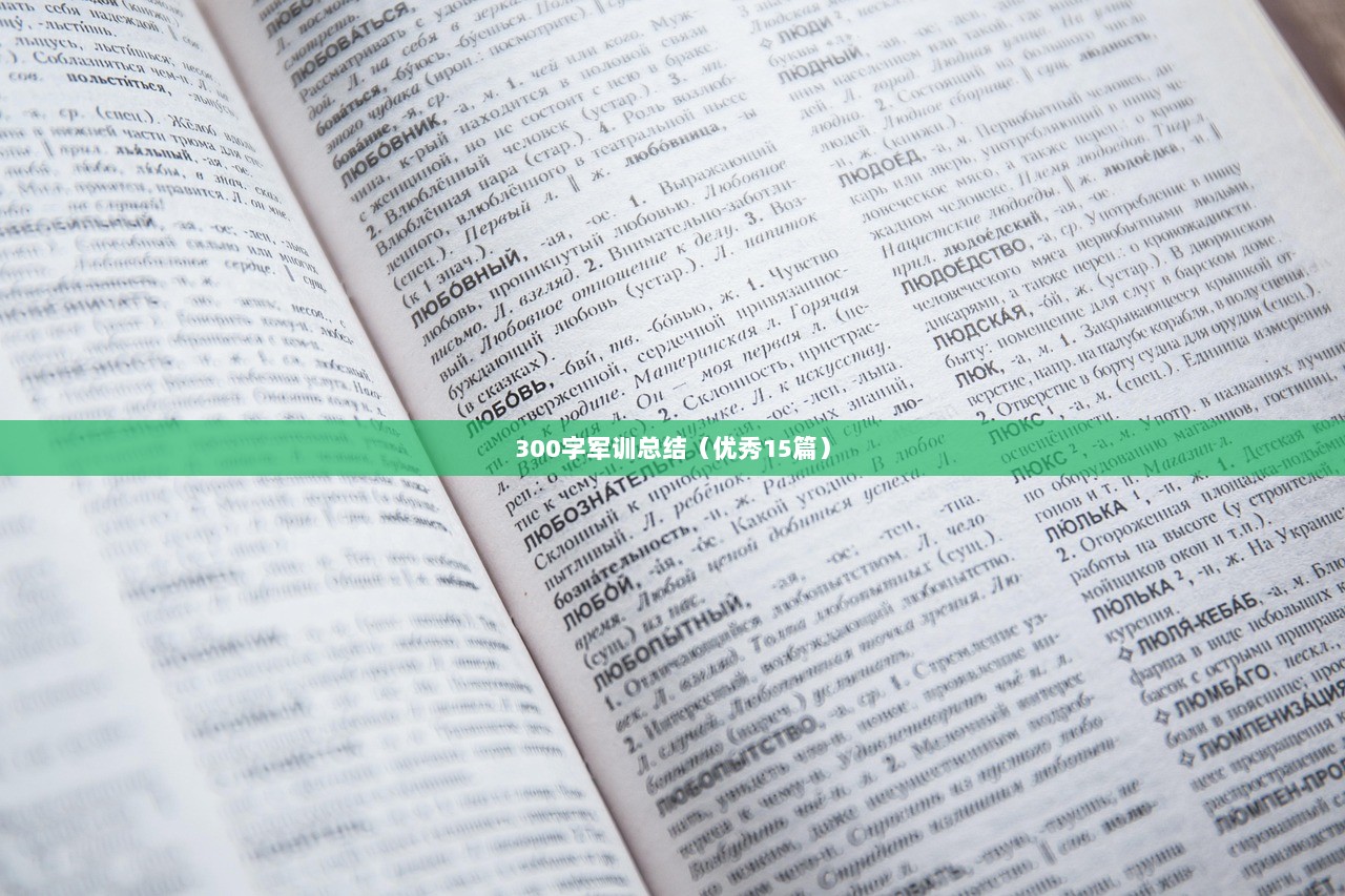 300字军训总结(优秀15篇)