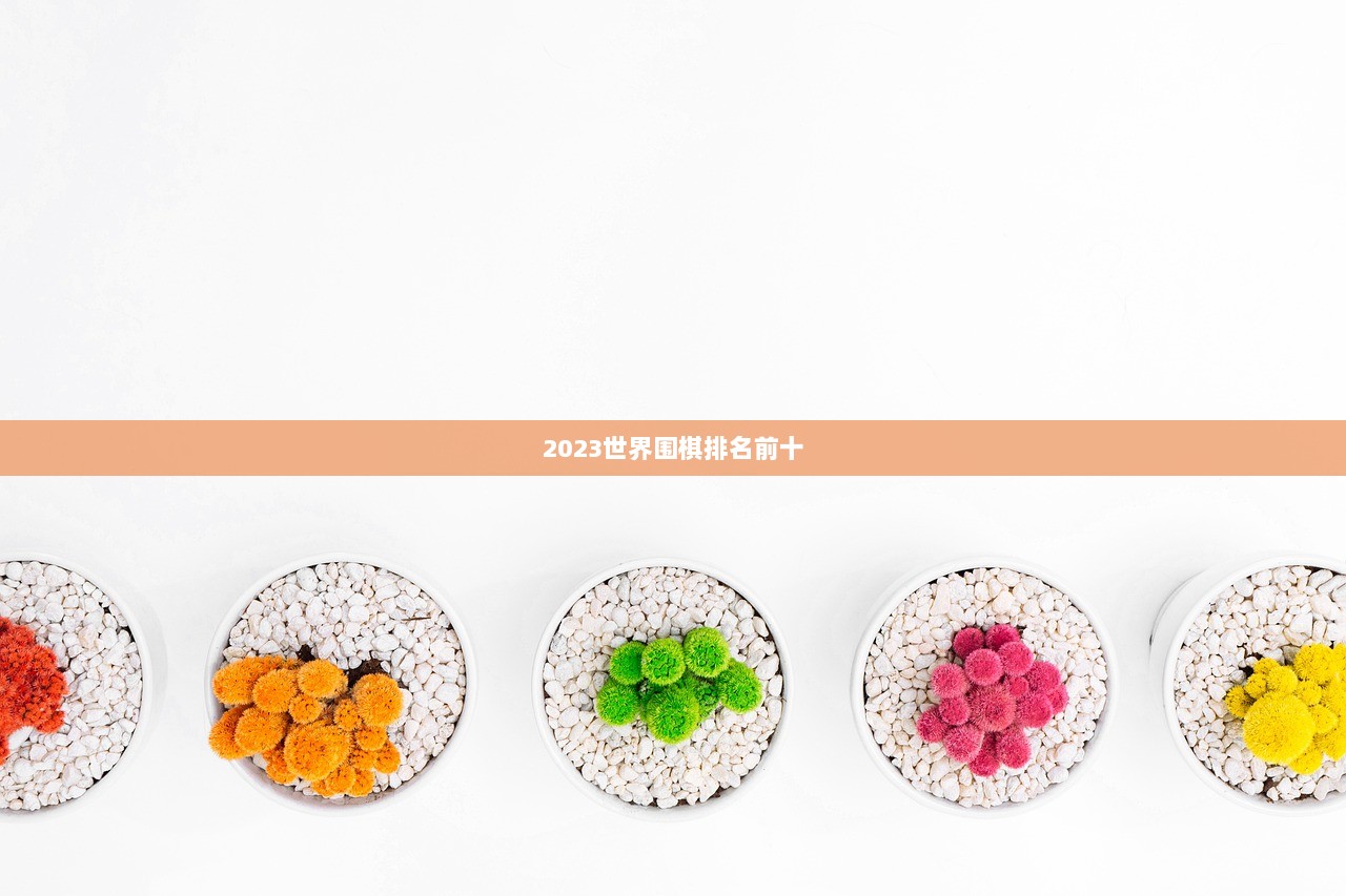 2023世界围棋排名前十
