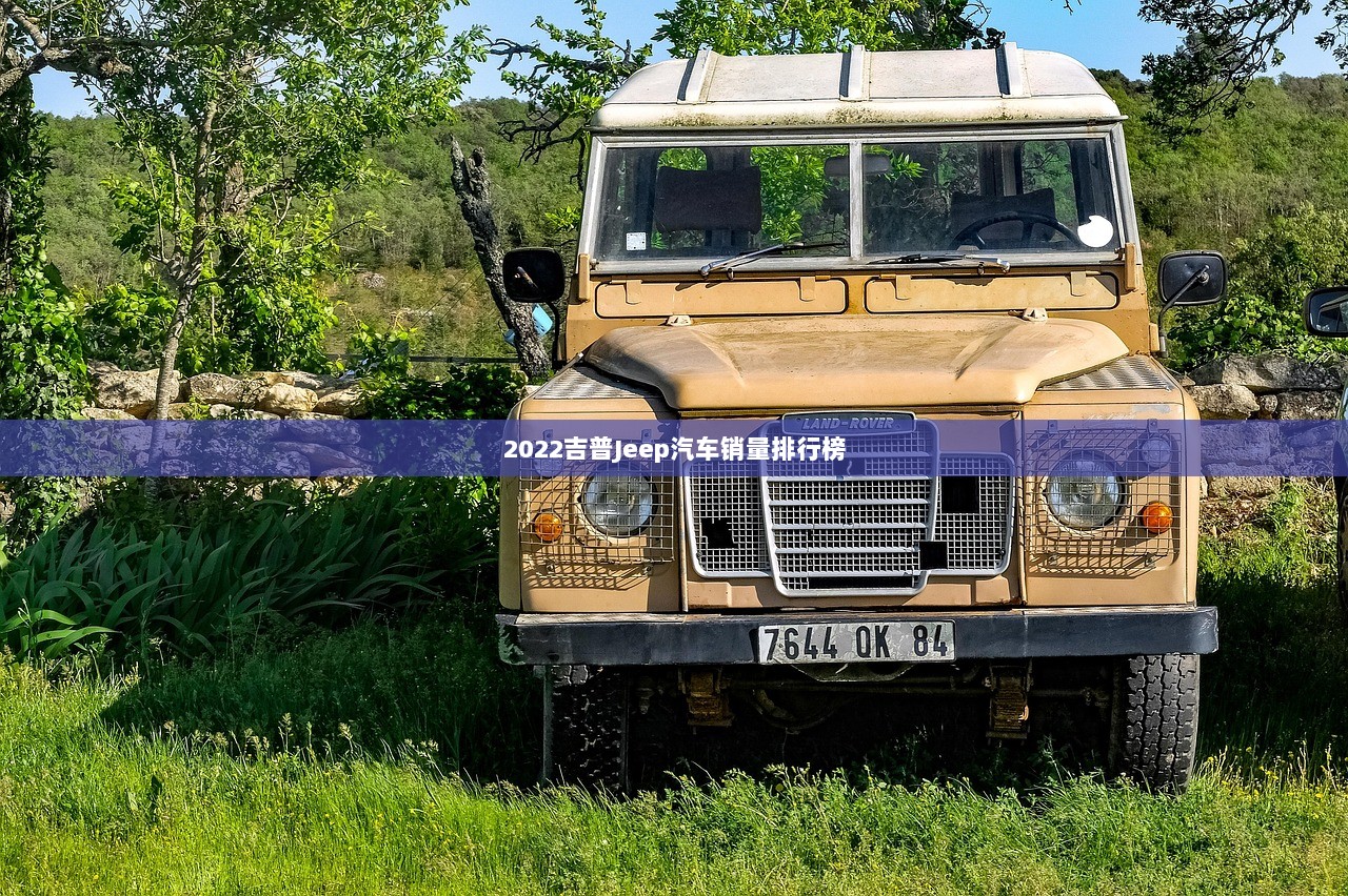 2022吉普Jeep汽车销量排行榜