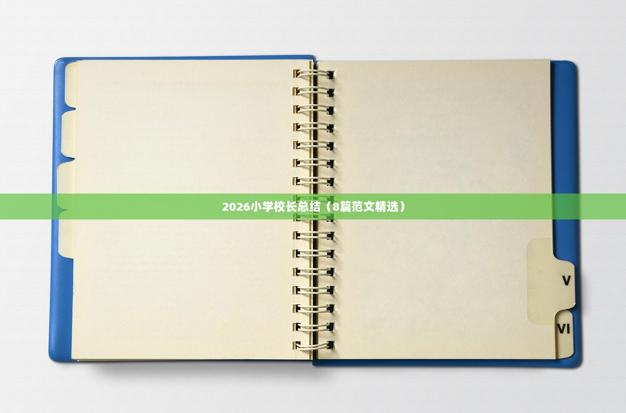 2026小学校长总结(8篇范文精选)