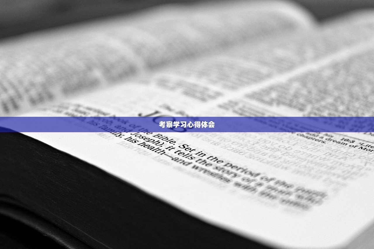 考察学习心得体会 第1张 考察学习心得体会 第1张