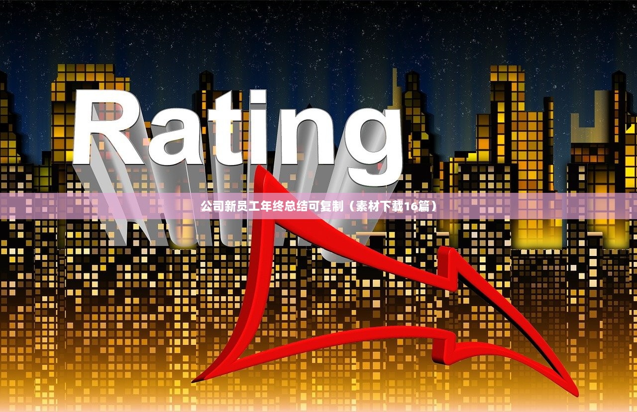 公司新员工年终总结可复制（素材下载16篇）  第1张