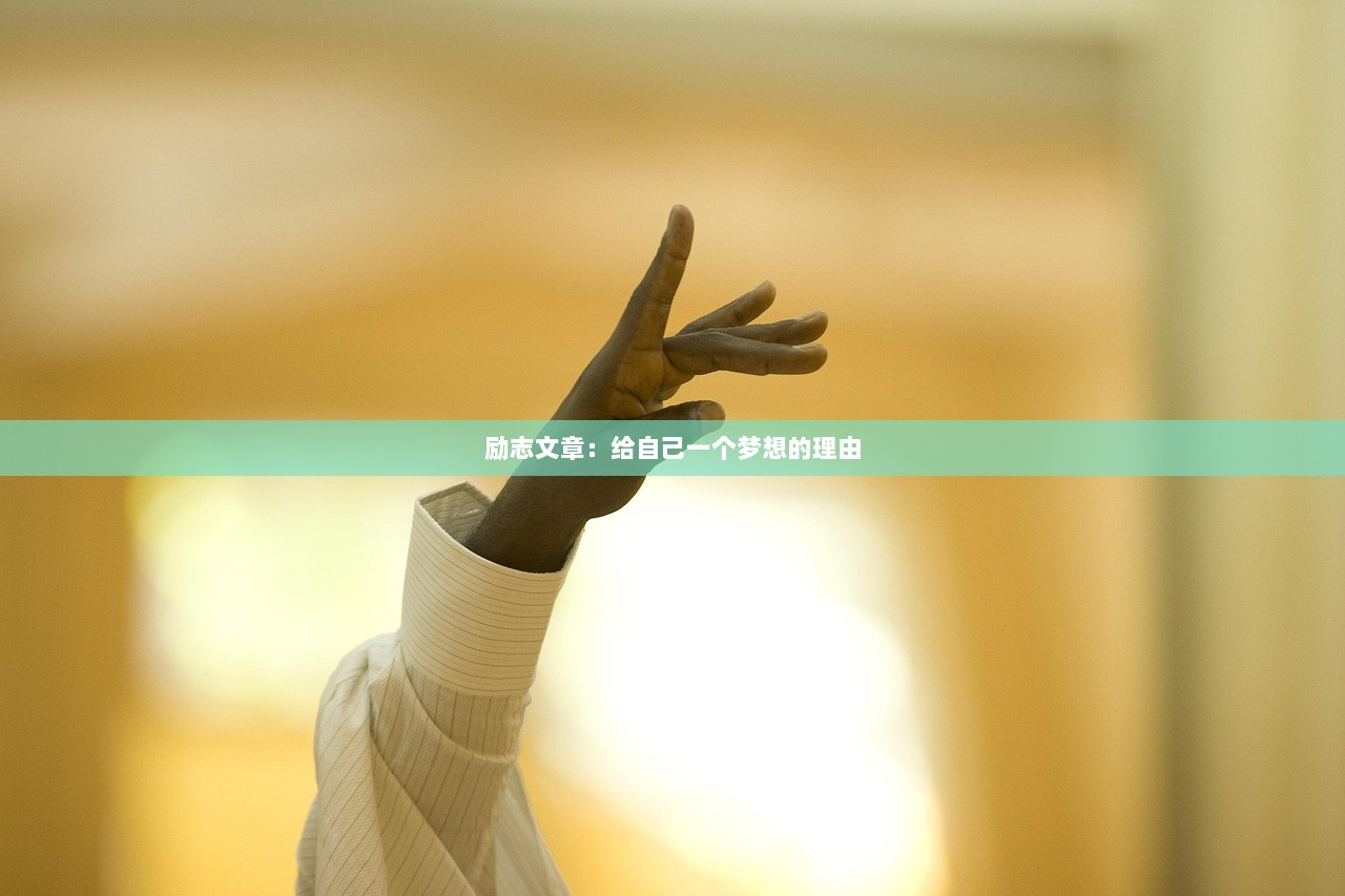 励志文章：给自己一个梦想的理由  第1张