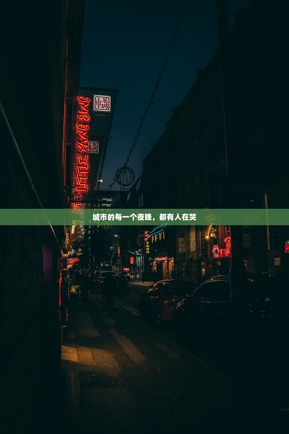 城市的每一个夜晚，都有人在哭