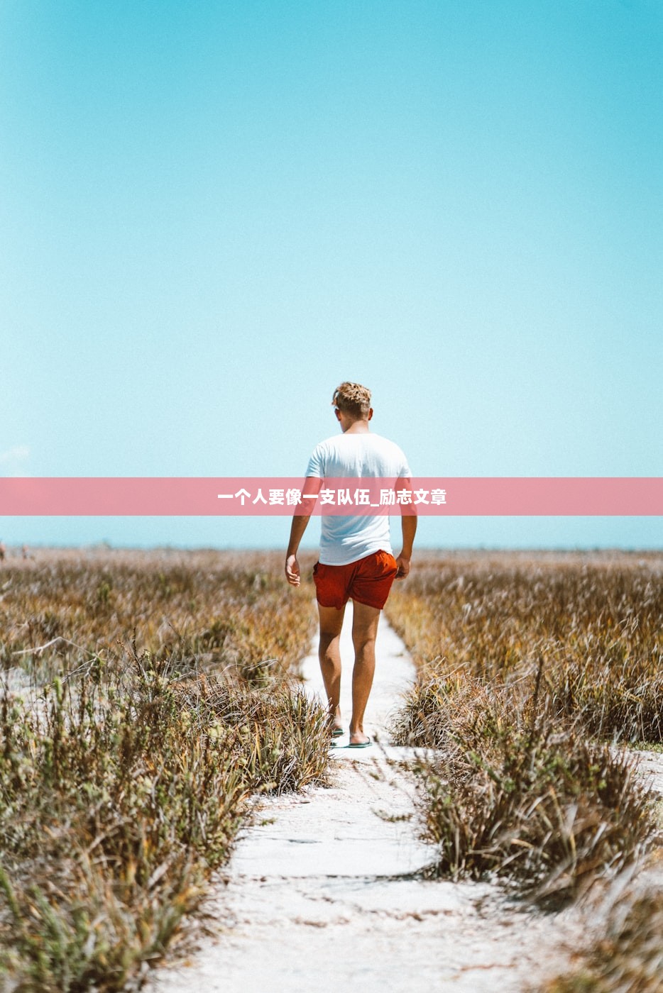 一个人要像一支队伍_励志文章