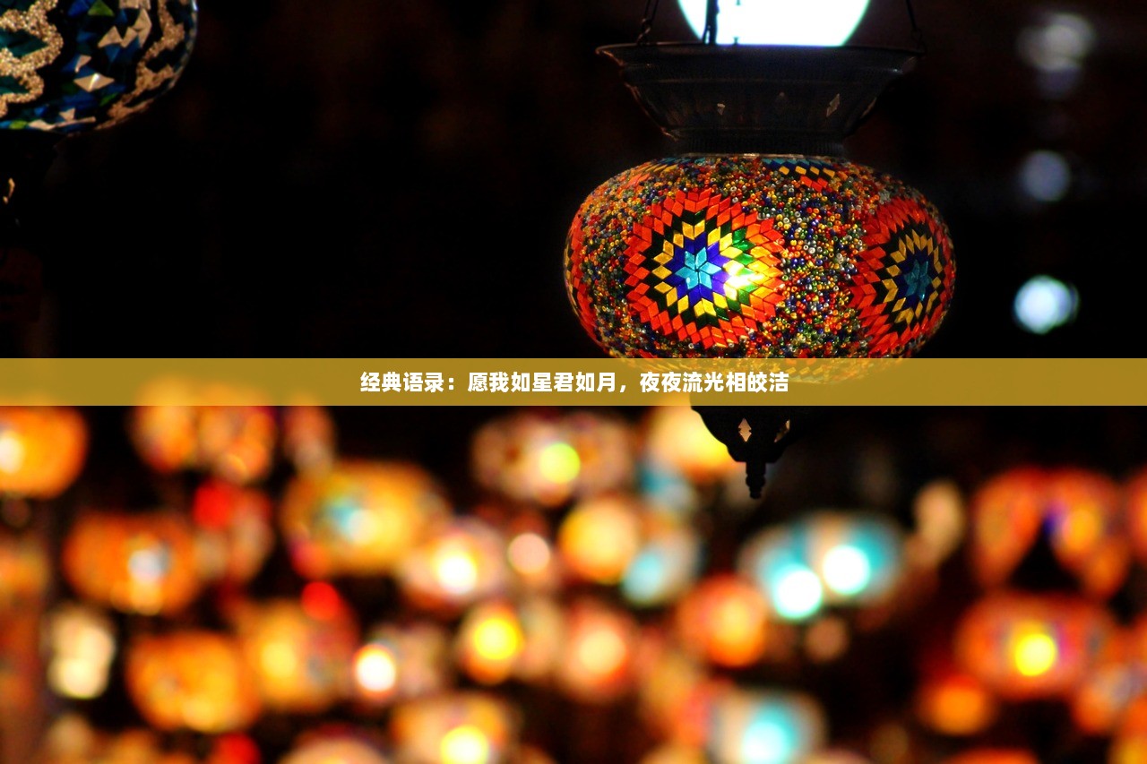 经典语录：愿我如星君如月，夜夜流光相皎洁