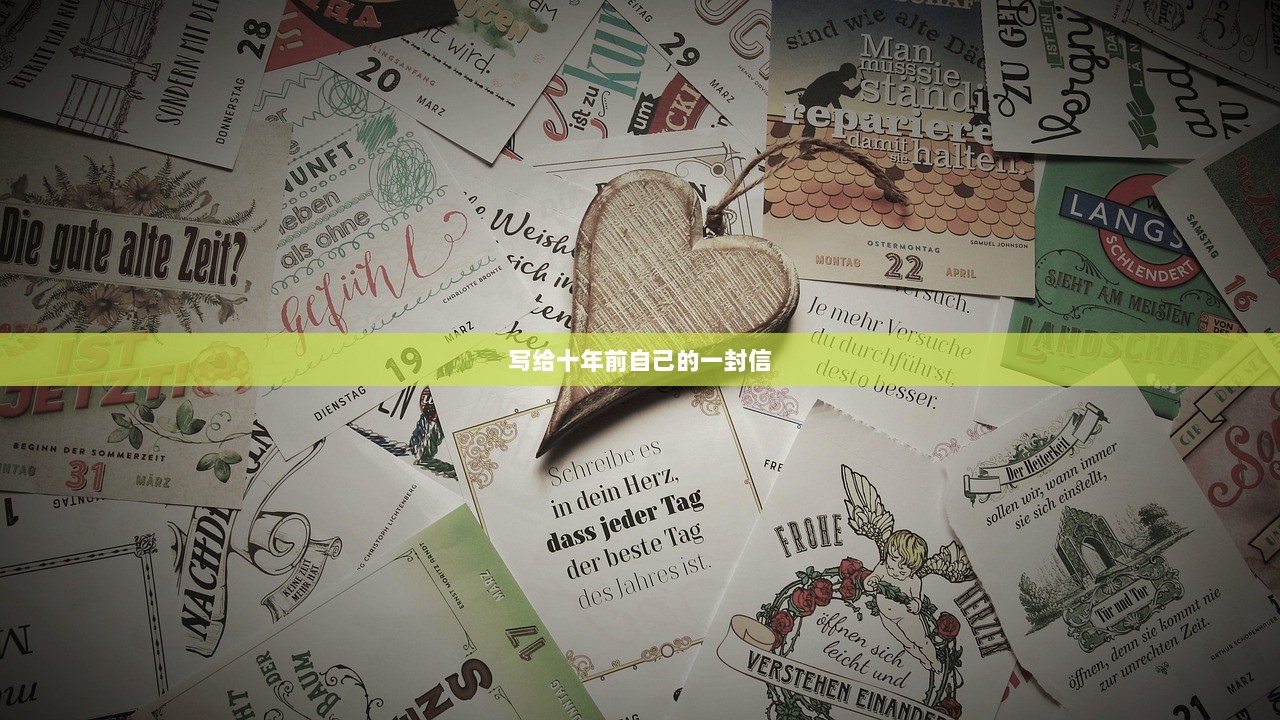 写给十年前自己的一封信