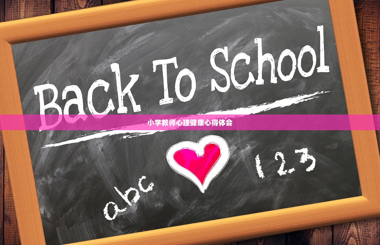 小学教师心理健康心得体会