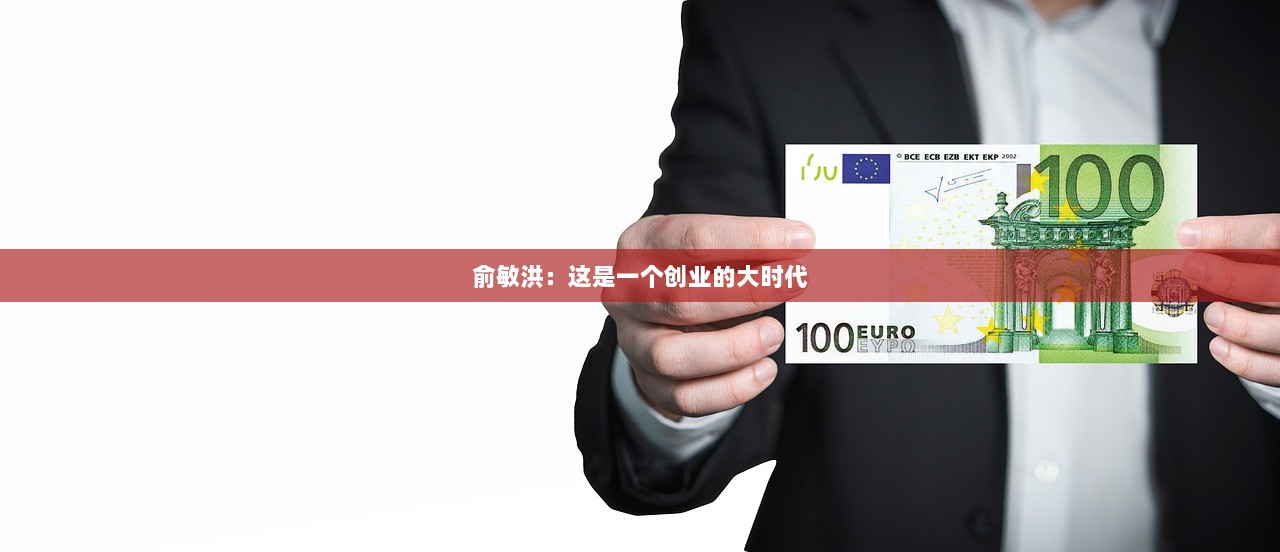 俞敏洪：这是一个创业的大时代  第1张