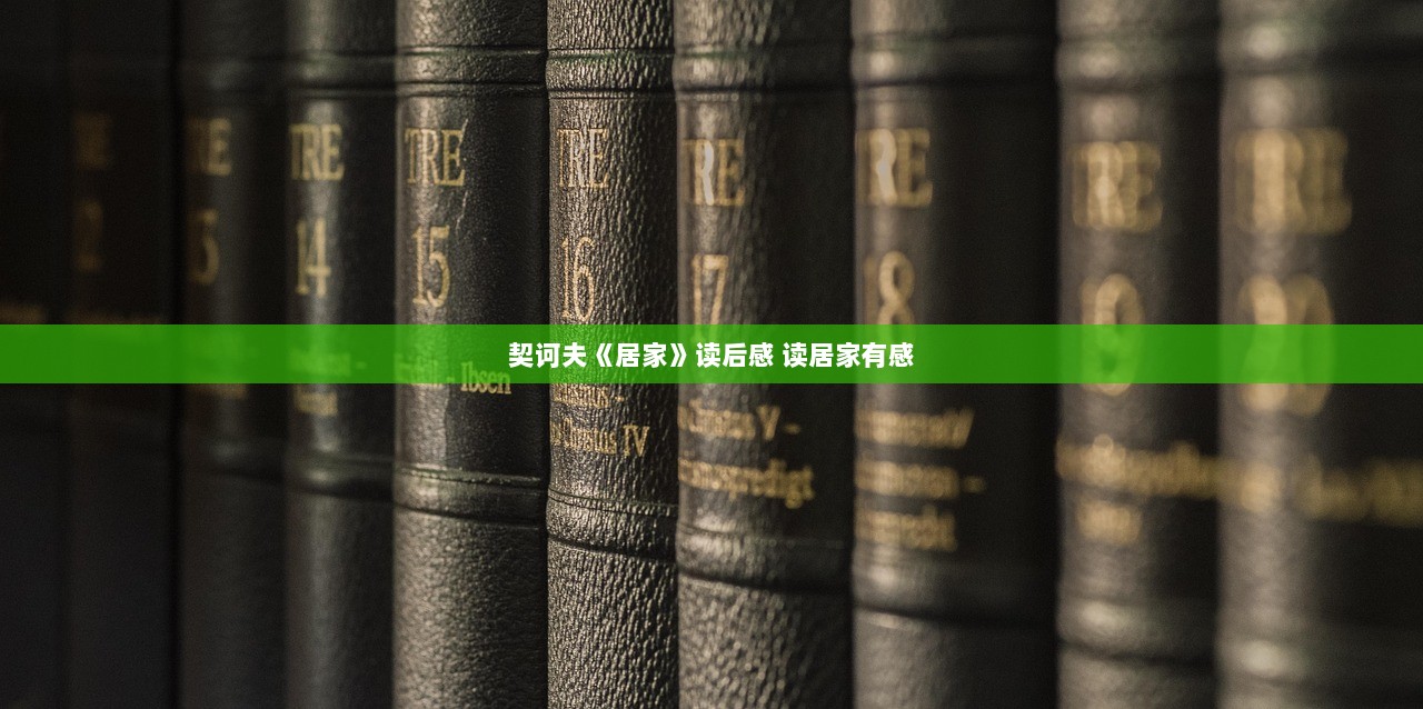 契诃夫《居家》读后感 读居家有感  第1张