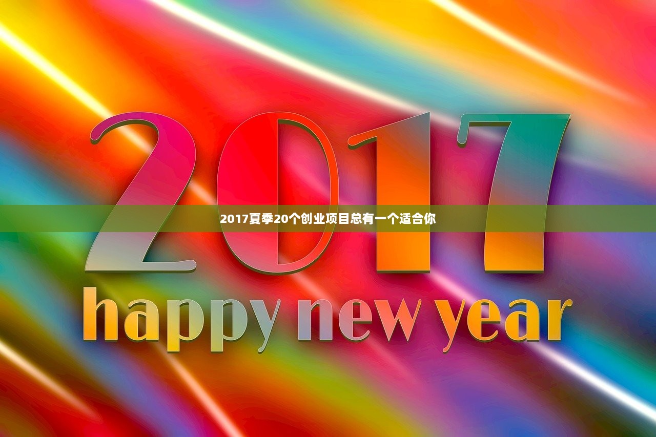 2017夏季20个创业项目总有一个适合你