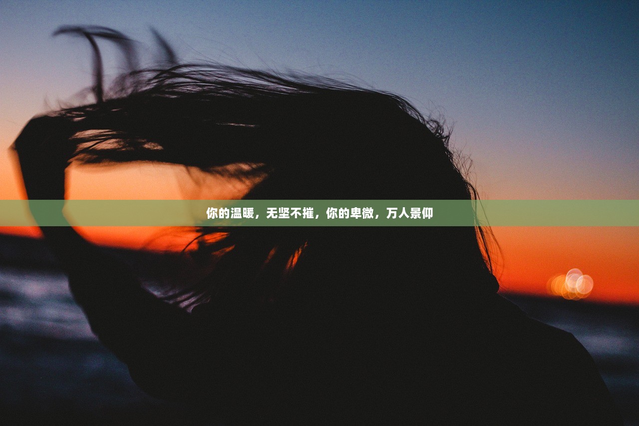 你的温暖，无坚不摧，你的卑微，万人景仰
