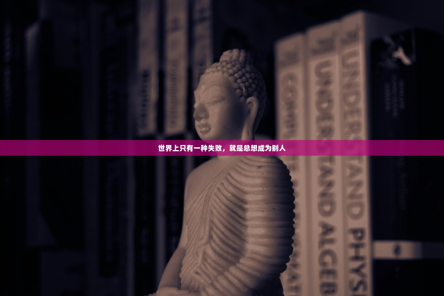 世界上只有一种失败，就是总想成为别人