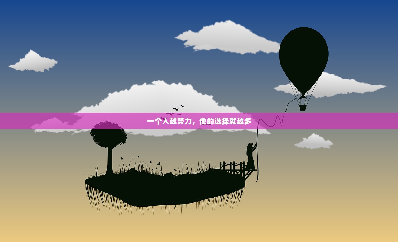 一个人越努力，他的选择就越多