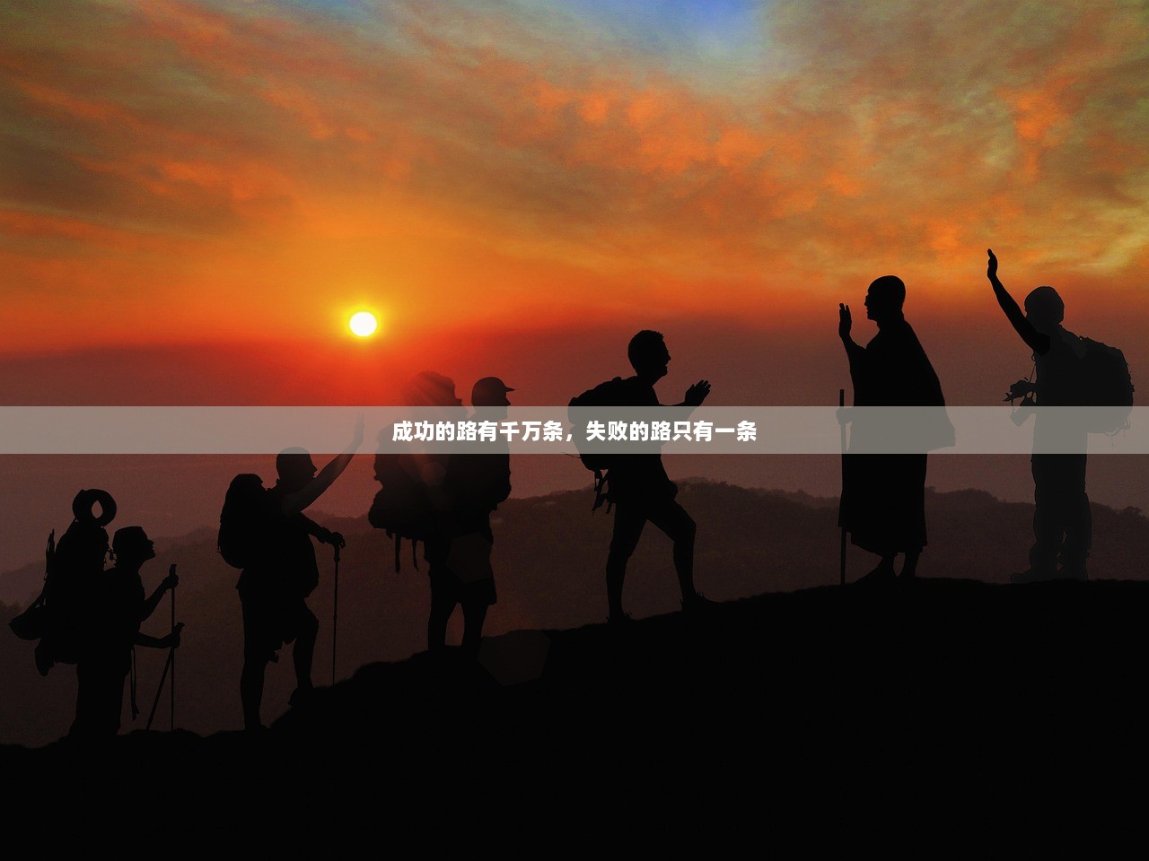 成功的路有千万条，失败的路只有一条  第1张