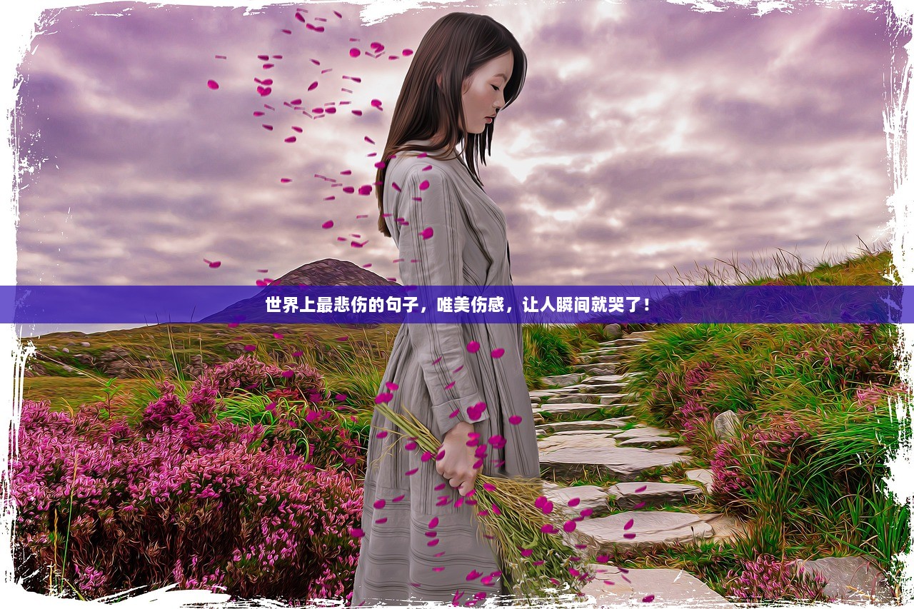 世界上最悲伤的句子，唯美伤感，让人瞬间就哭了！