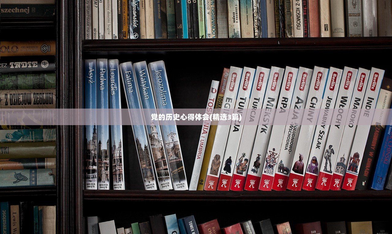 党的历史心得体会(精选3篇)