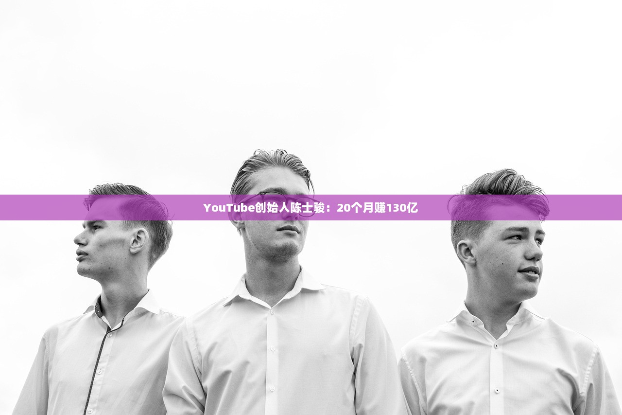 YouTube创始人陈士骏：20个月赚130亿