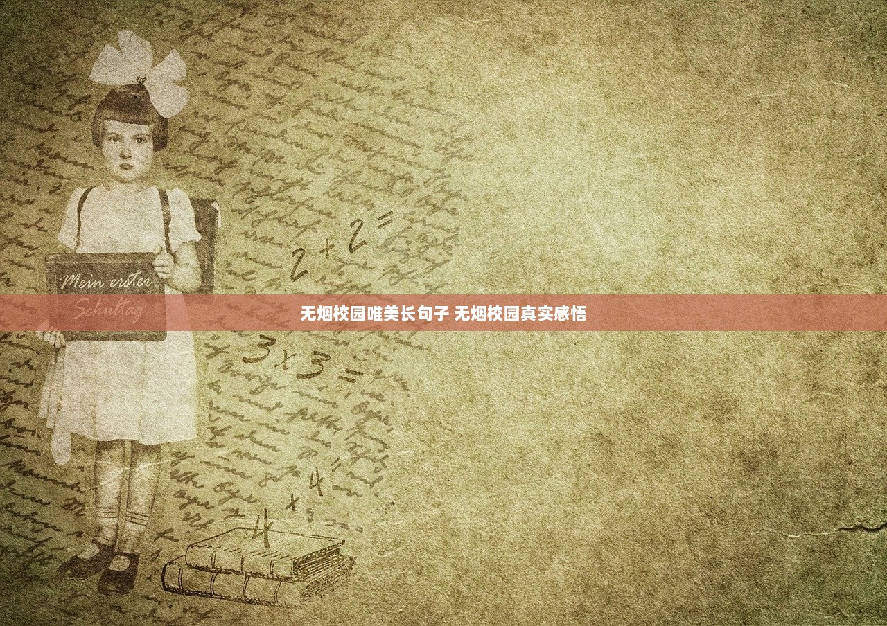 无烟校园唯美长句子 无烟校园真实感悟