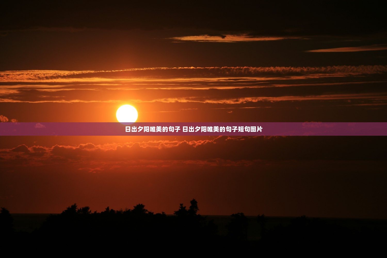 日出夕阳唯美的句子 日出夕阳唯美的句子短句图片  第1张