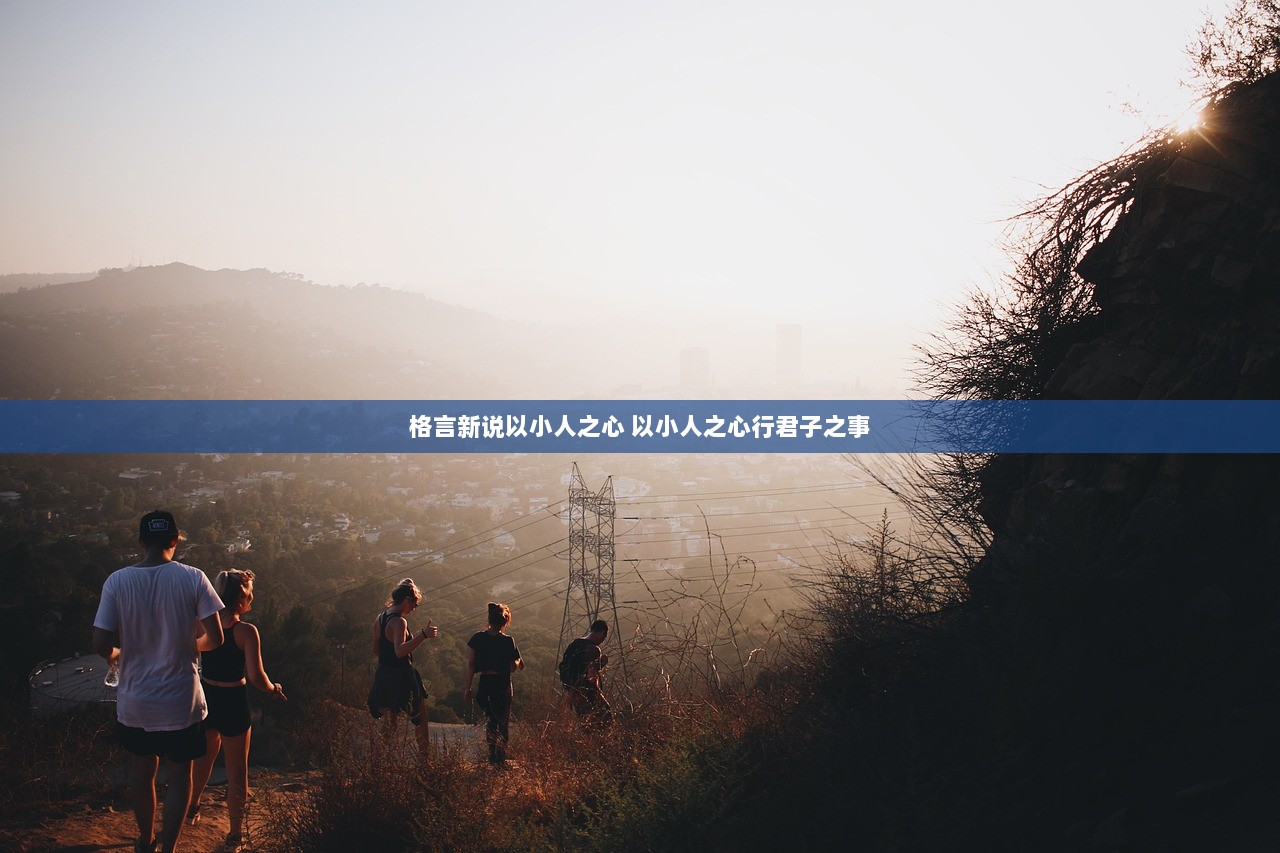 格言新说以小人之心 以小人之心行君子之事