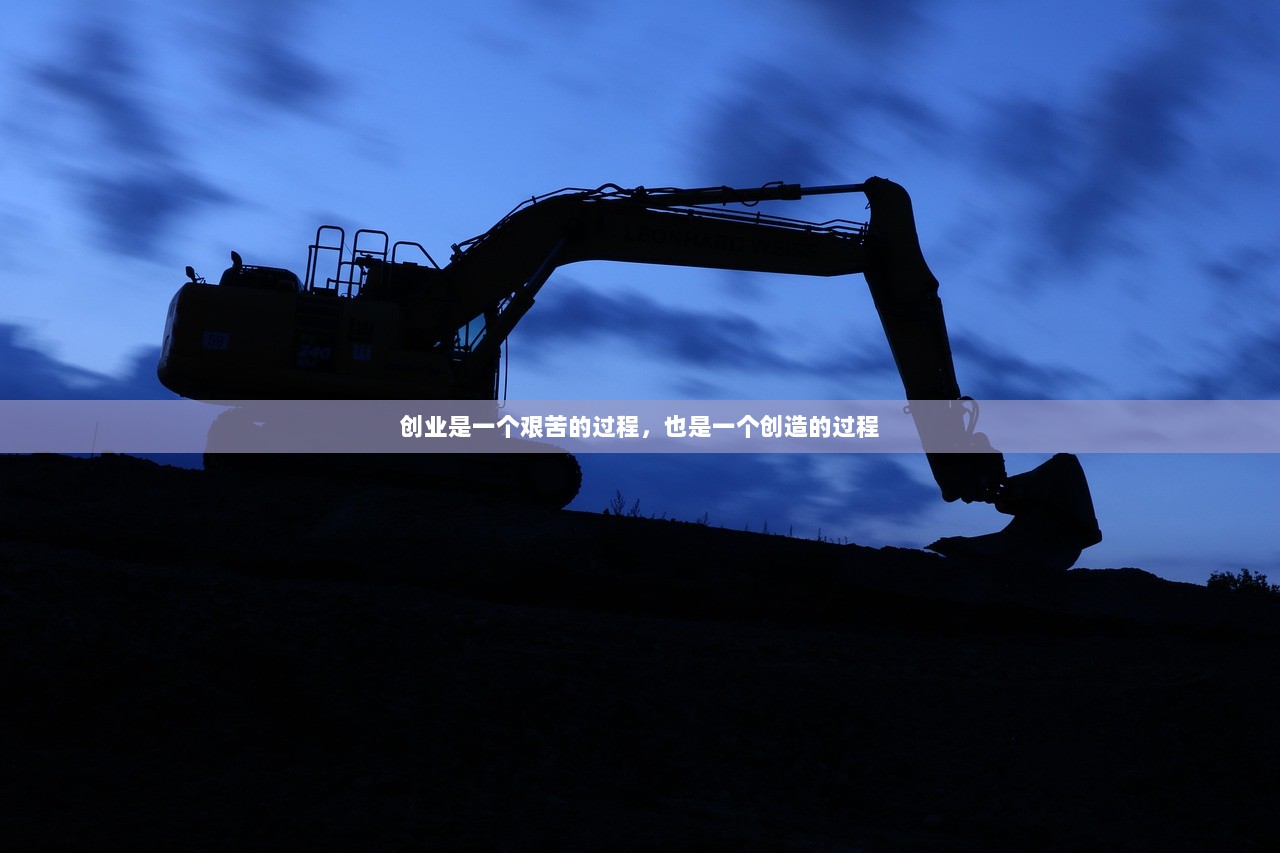 创业是一个艰苦的过程，也是一个创造的过程