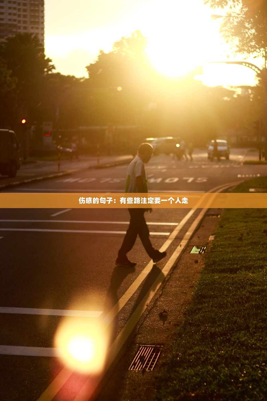 伤感的句子：有些路注定要一个人走