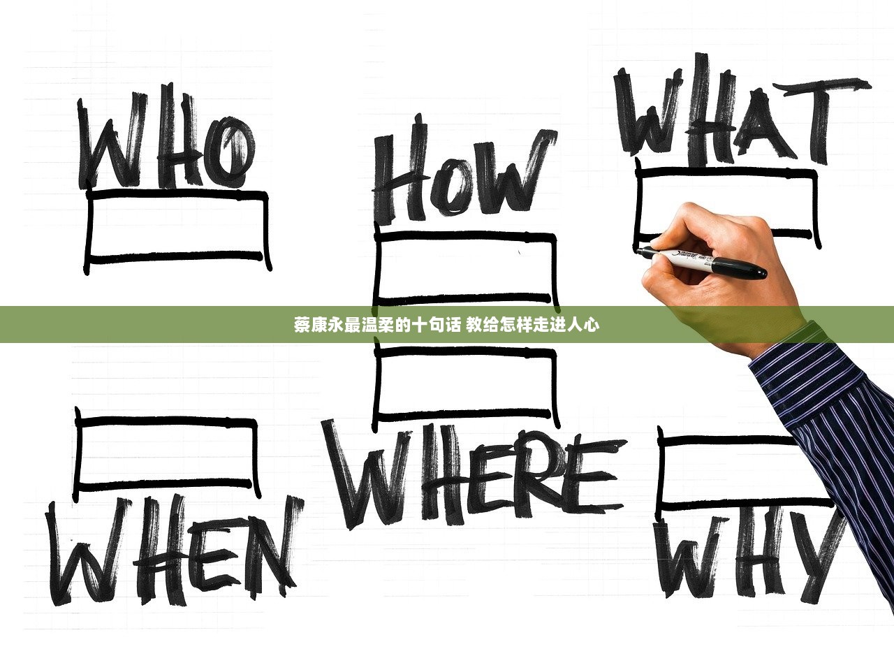 蔡康永最温柔的十句话 教给怎样走进人心