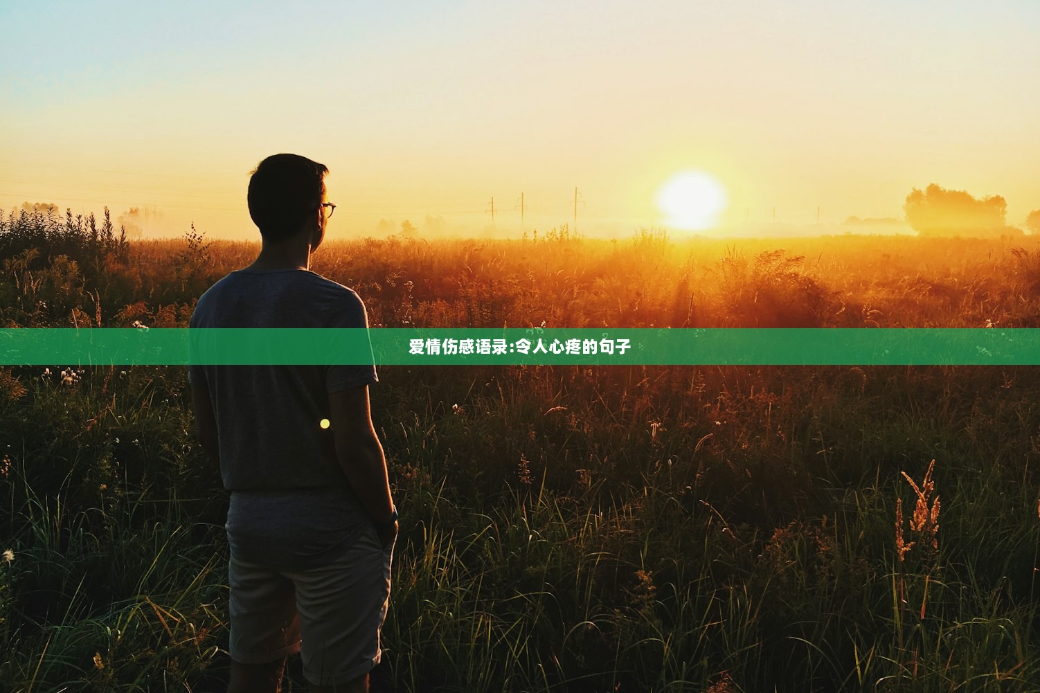 爱情伤感语录:令人心疼的句子  第1张