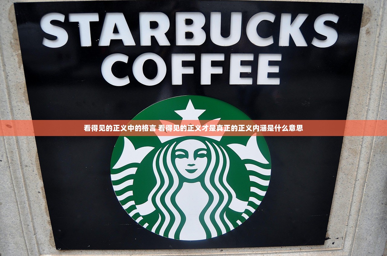 看得见的正义中的格言 看得见的正义才是真正的正义内涵是什么意思 第1张 看得见的正义中的格言 看得见的正义才是真正的正义内涵是什么意思 第1张