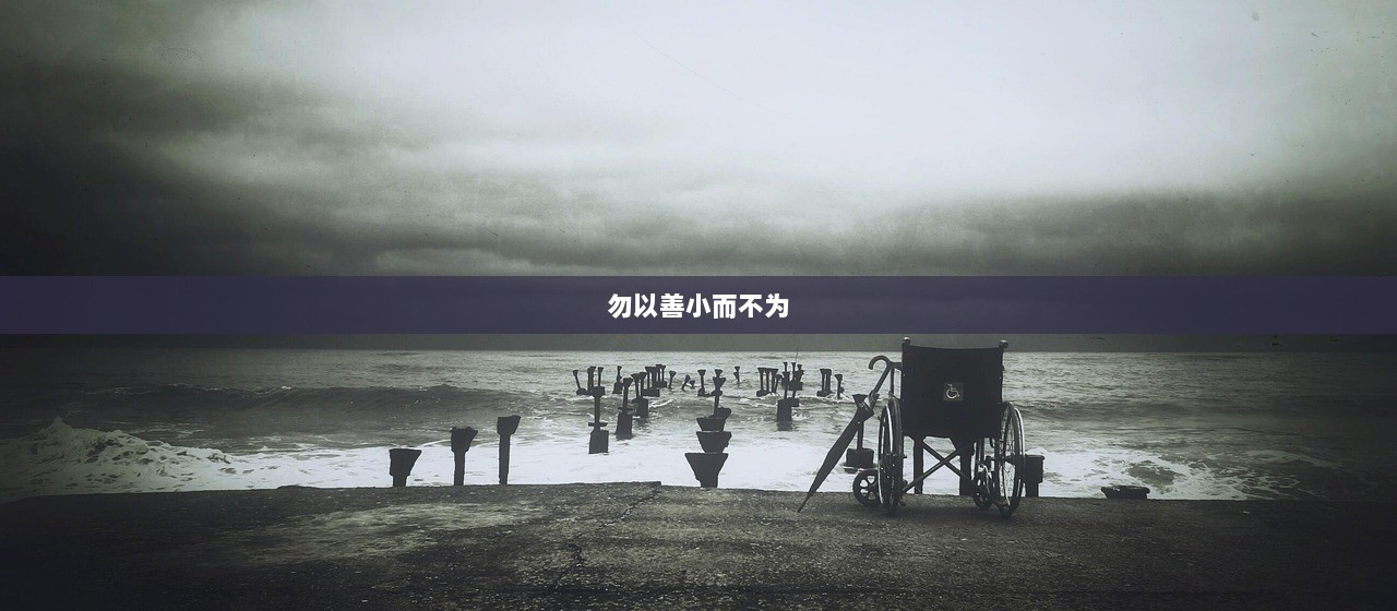 勿以善小而不为