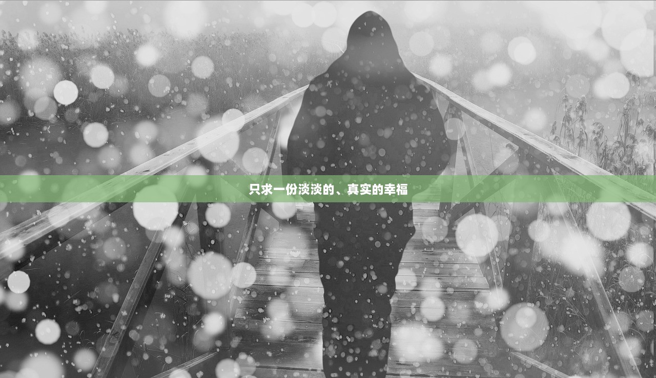 只求一份淡淡的、真实的幸福  第1张