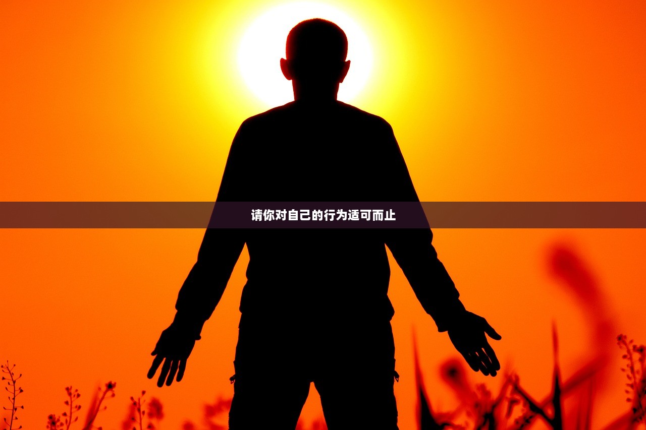 请你对自己的行为适可而止  第1张