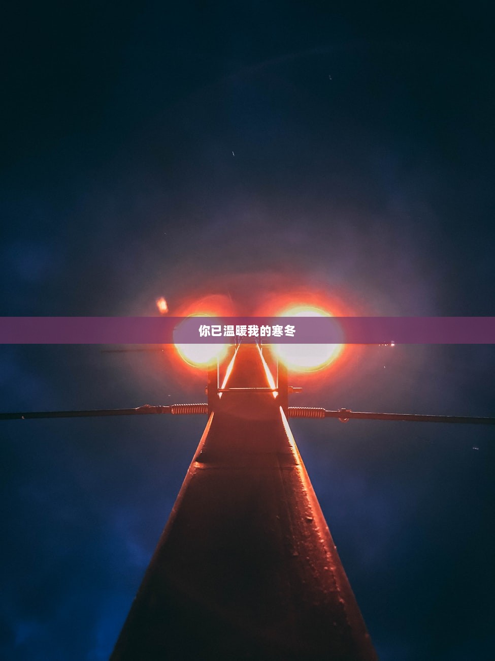 你已温暖我的寒冬