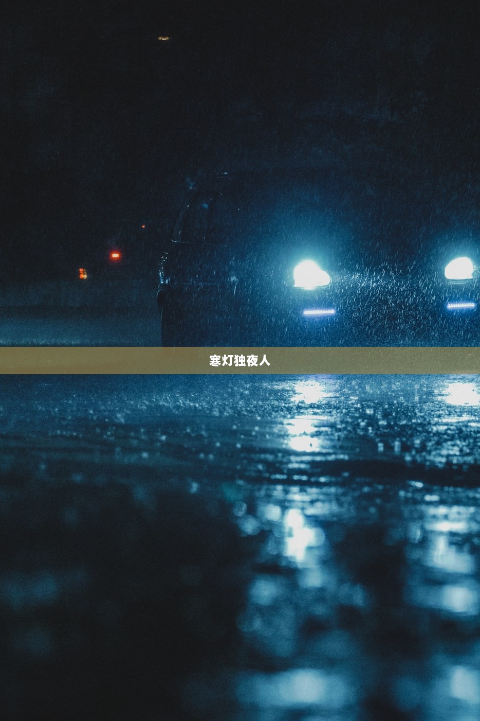 寒灯独夜人