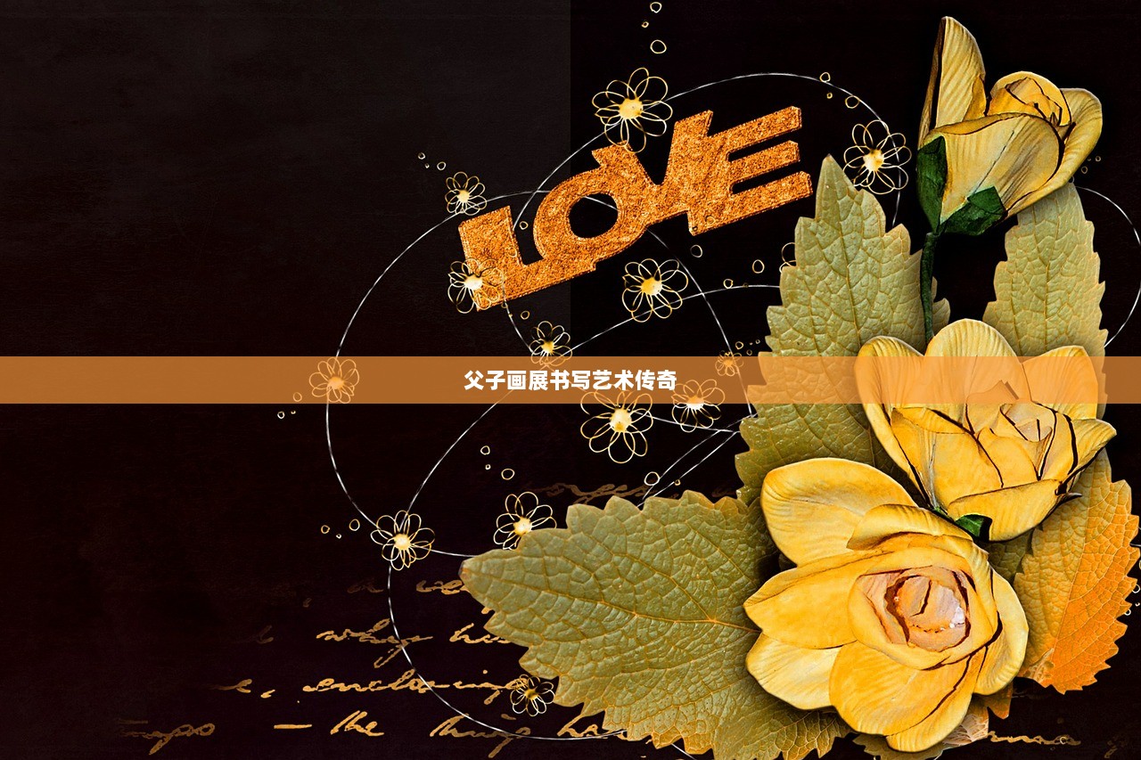 父子画展书写艺术传奇