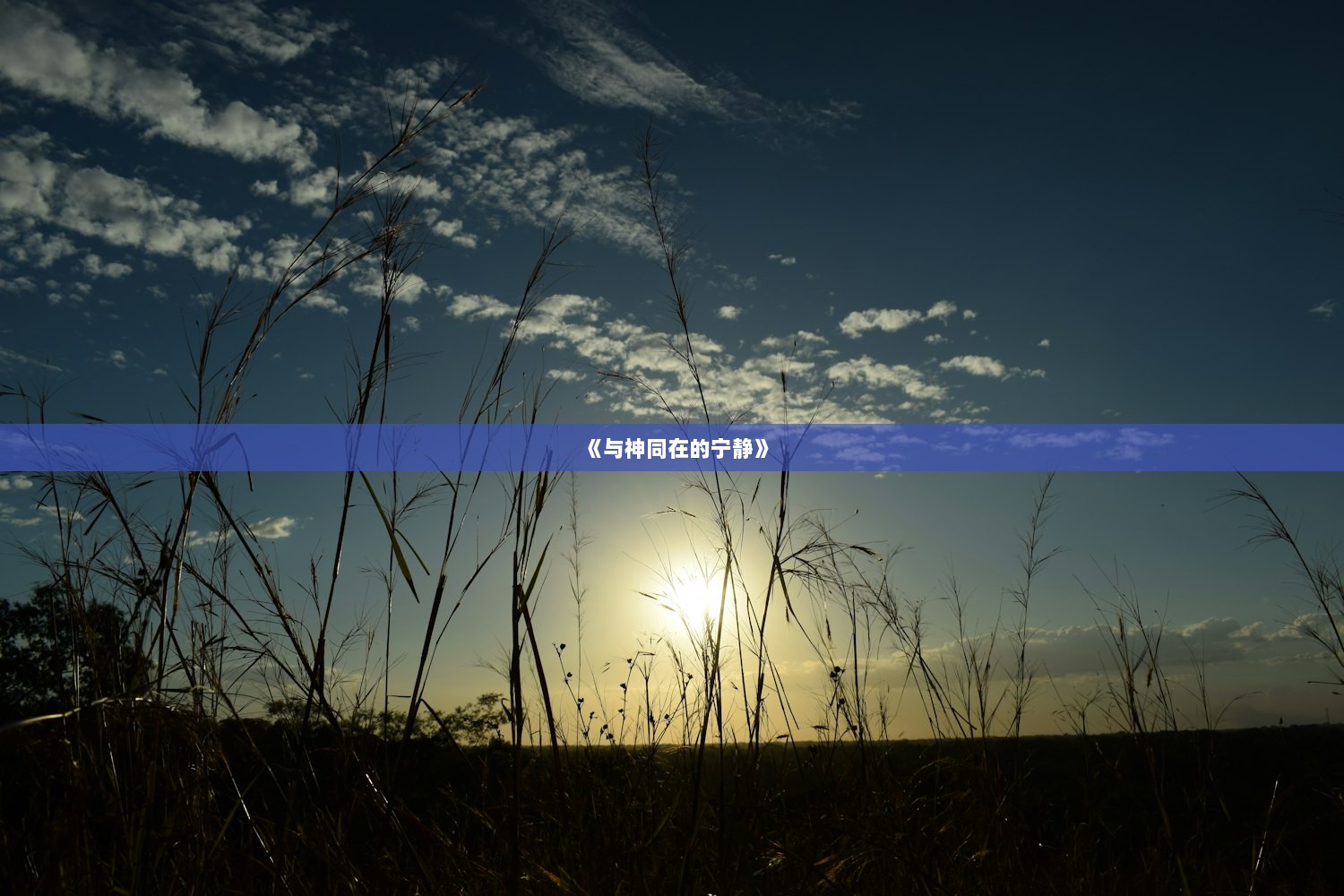 《与神同在的宁静》
