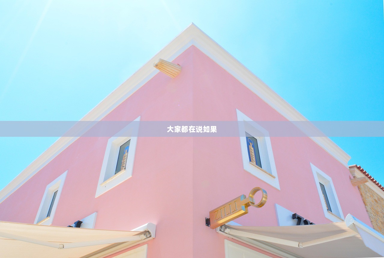 大家都在说如果